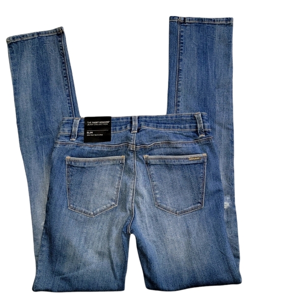 White House Black Market Denim - Women's White House Black Market distressed skinny jeans Size 2R